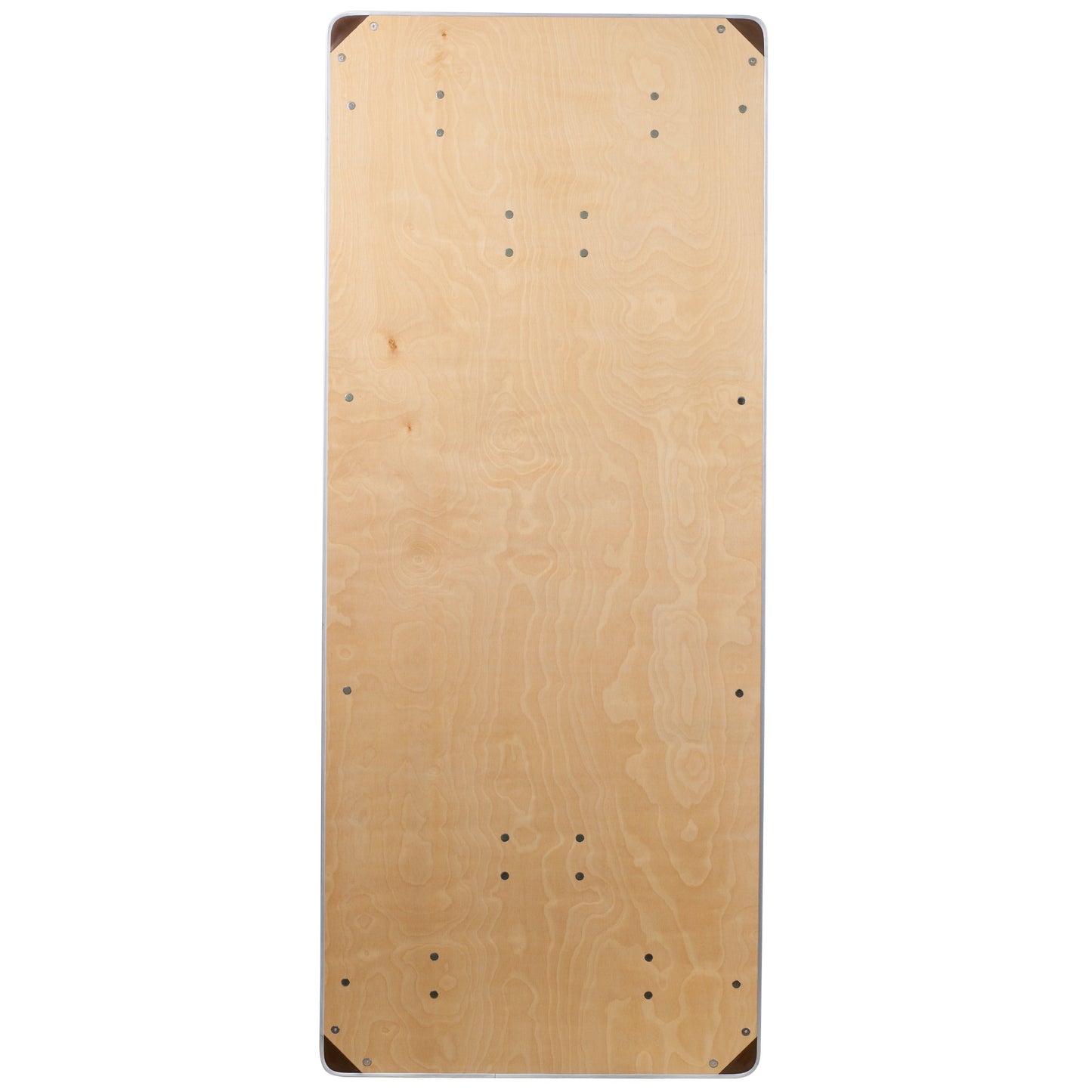 30x72 Wood Fold Table-Met Edge XA-3072-BIRCH-M-GG