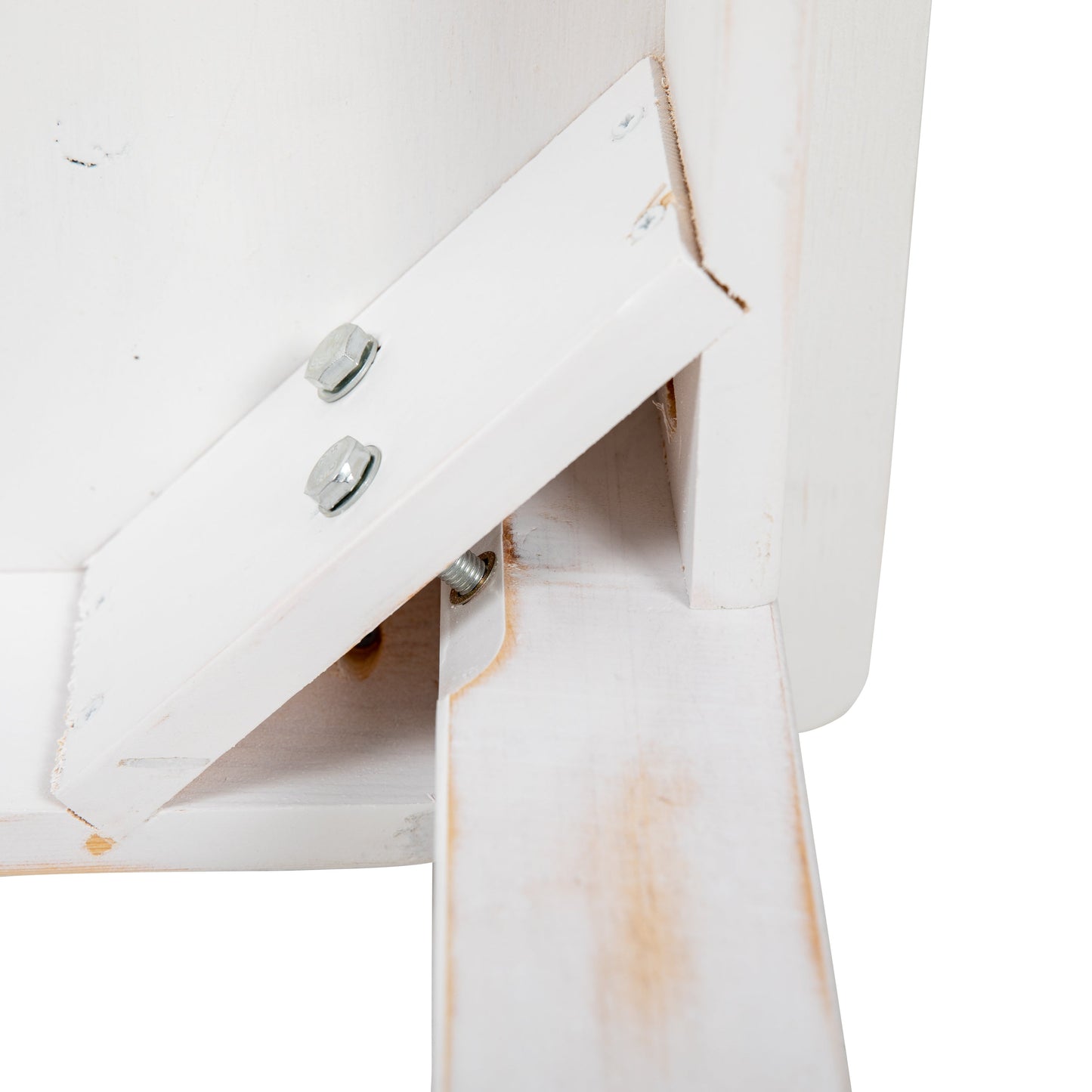 46x30 Rustic White Farm Table XA-F-46X30-WH-GG