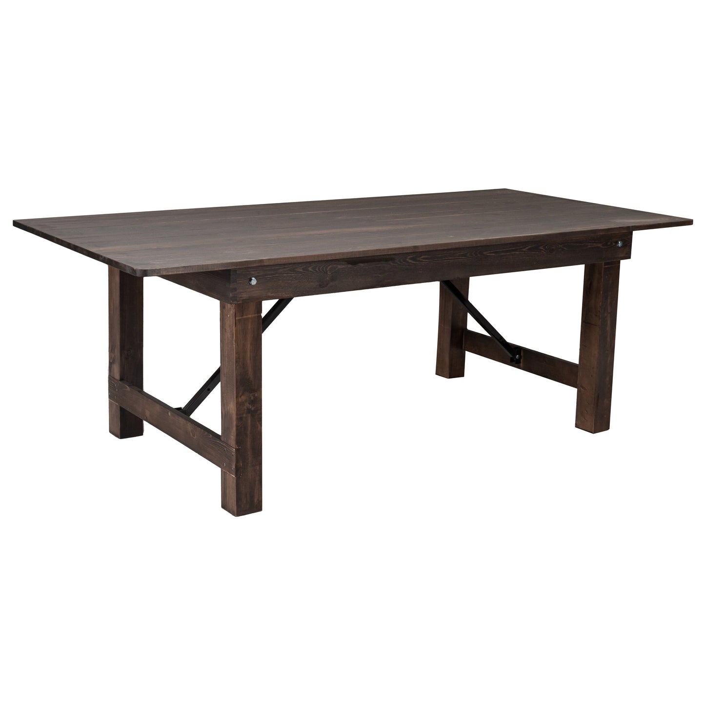 7'x40" Folding Farm Table XA-F-84X40-MG-GG