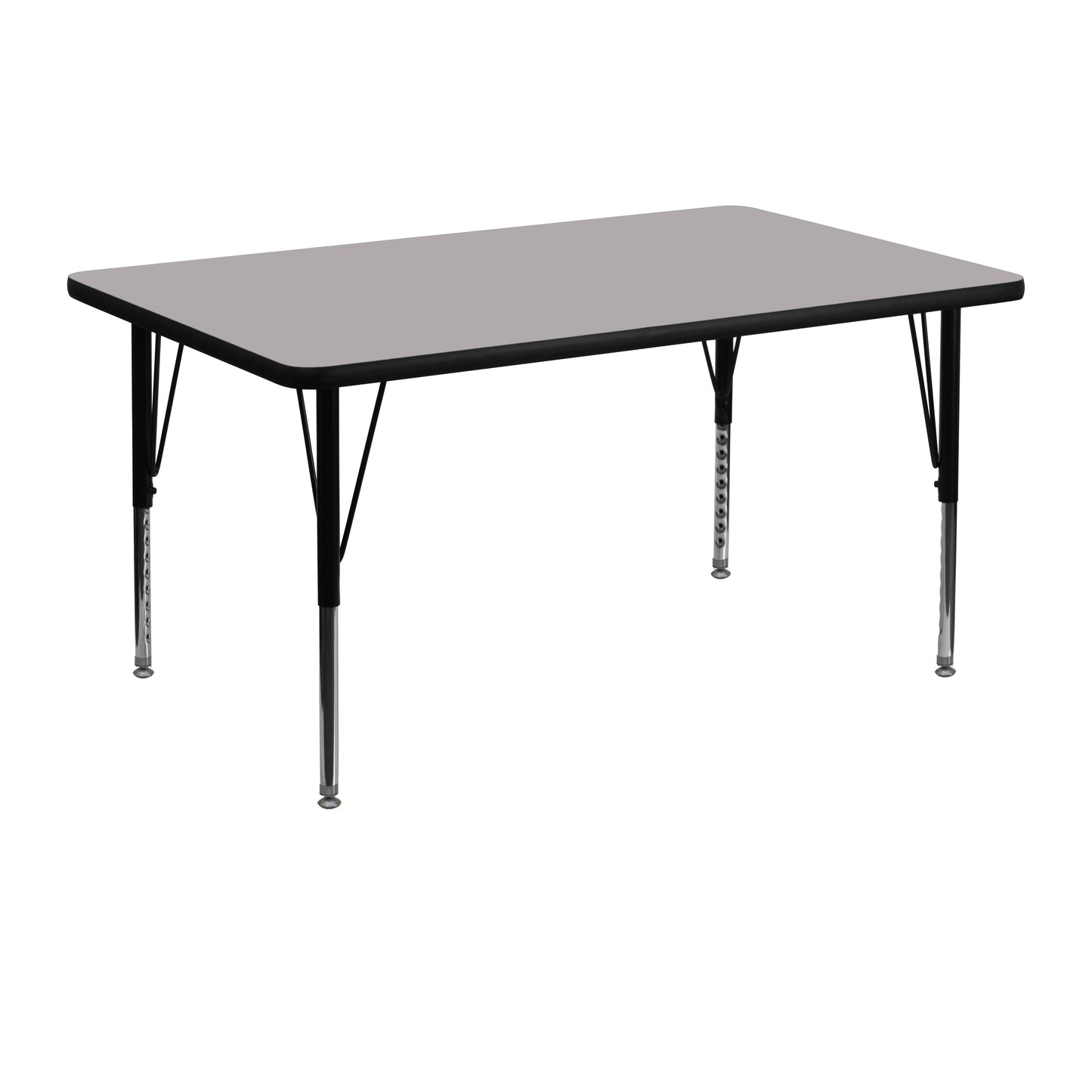 30x48 REC Grey Activity Table XU-A3048-REC-GY-H-P-GG