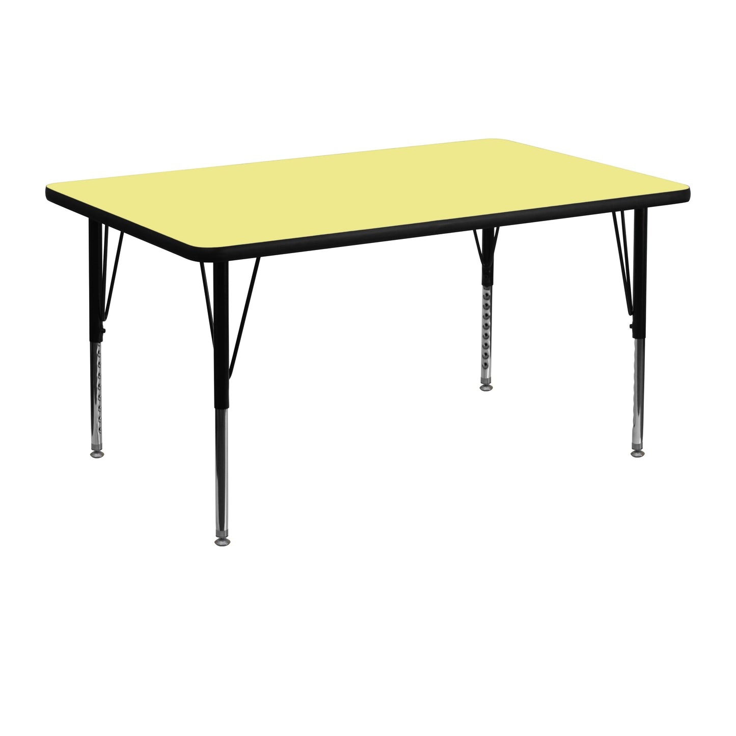 30x48 Yellow Activity Table XU-A3048-REC-YEL-T-P-GG