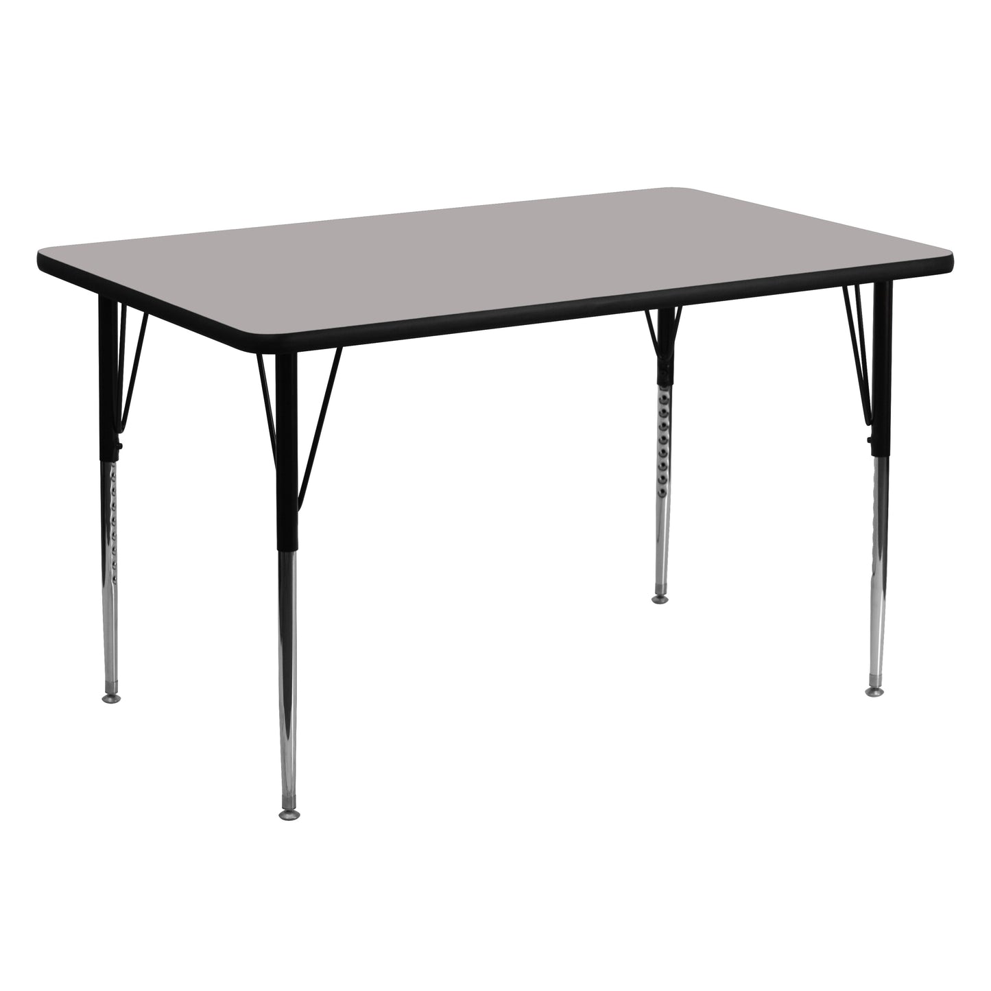 30x60 REC Grey Activity Table XU-A3060-REC-GY-H-A-GG