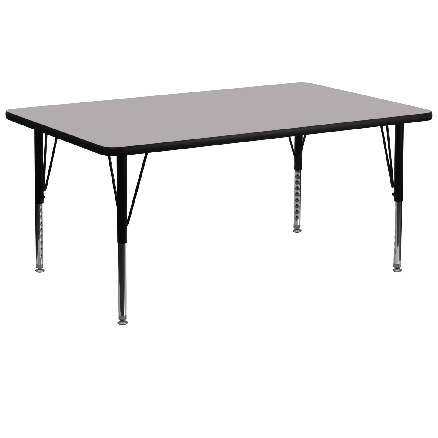 30x72 REC Grey Activity Table XU-A3072-REC-GY-T-P-GG