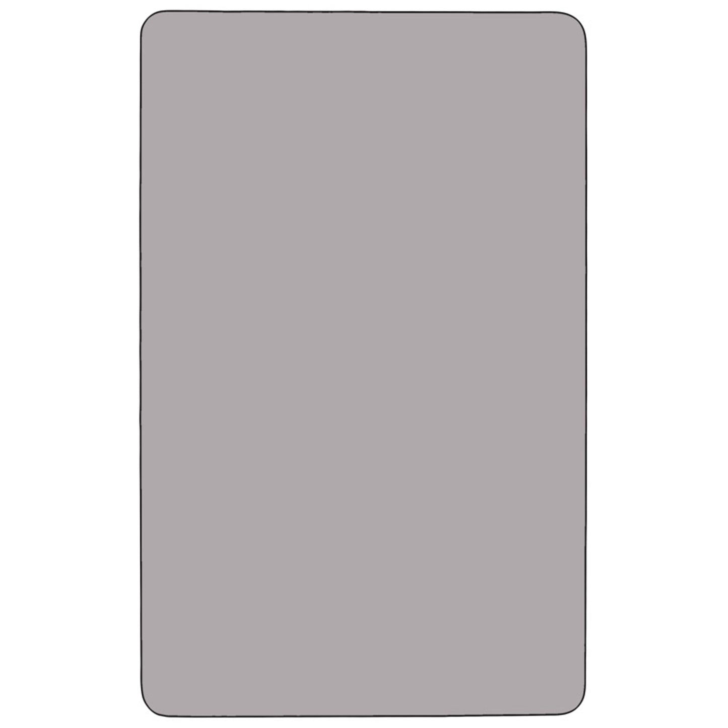 30x72 REC Grey Activity Table XU-A3072-REC-GY-T-P-GG