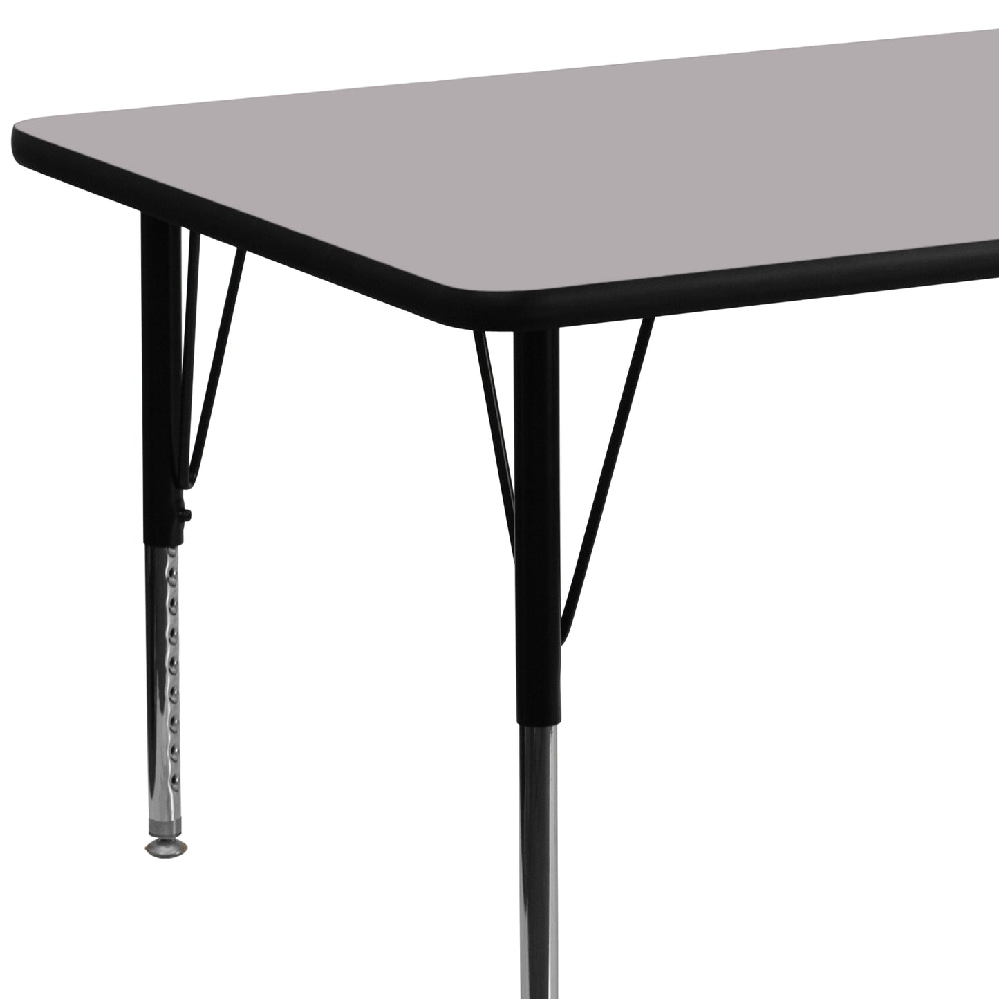 30x72 REC Grey Activity Table XU-A3072-REC-GY-T-P-GG