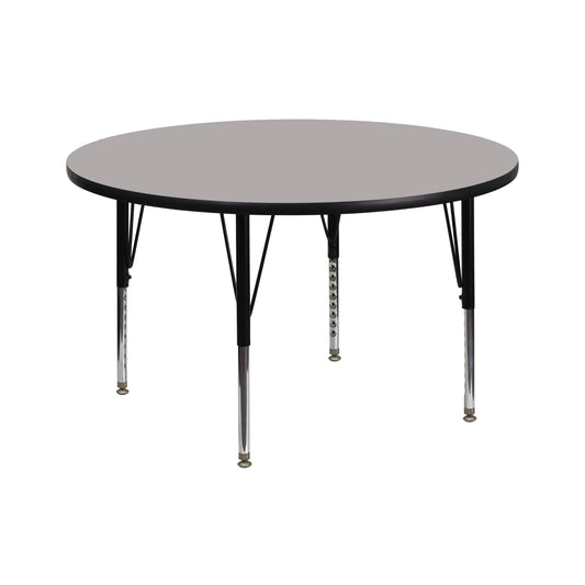 42 RND Grey Activity Table XU-A42-RND-GY-H-P-GG
