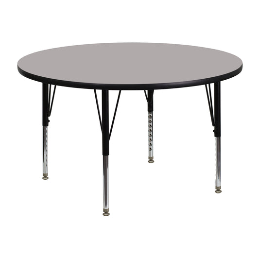 48 RND Grey Activity Table XU-A48-RND-GY-H-P-GG