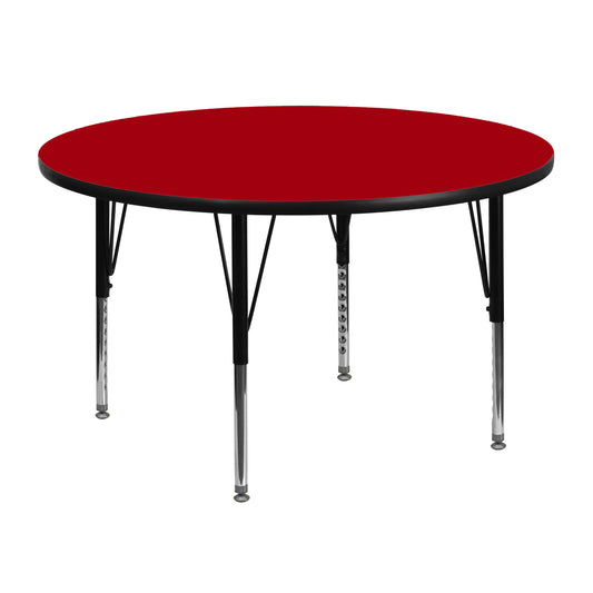 48 RND Red Activity Table XU-A48-RND-RED-T-P-GG