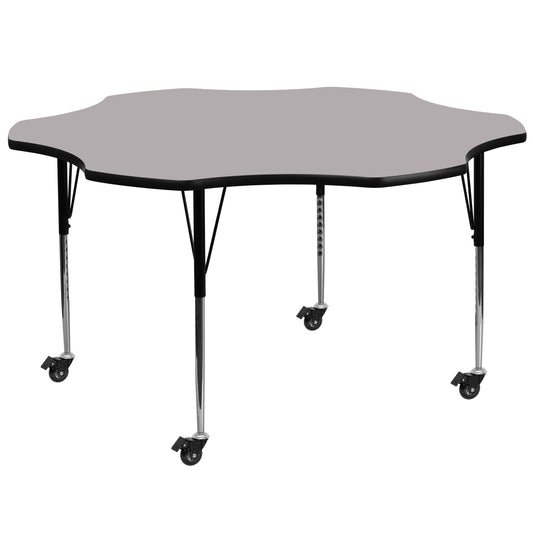 60 FLWR Grey Activity Table XU-A60-FLR-GY-T-A-CAS-GG