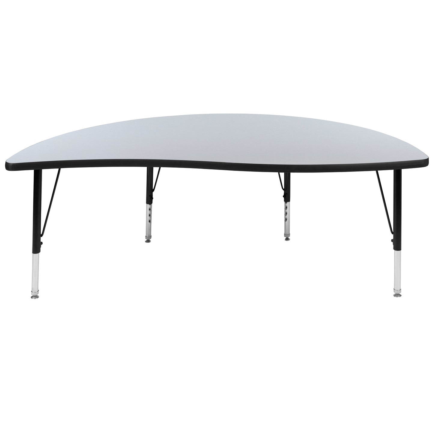 60" Circle Grey Activity Table XU-A60-HCIRC-GY-T-P-GG