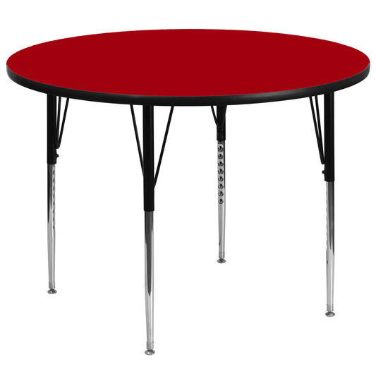 60 RND Red Activity Table XU-A60-RND-RED-T-A-GG