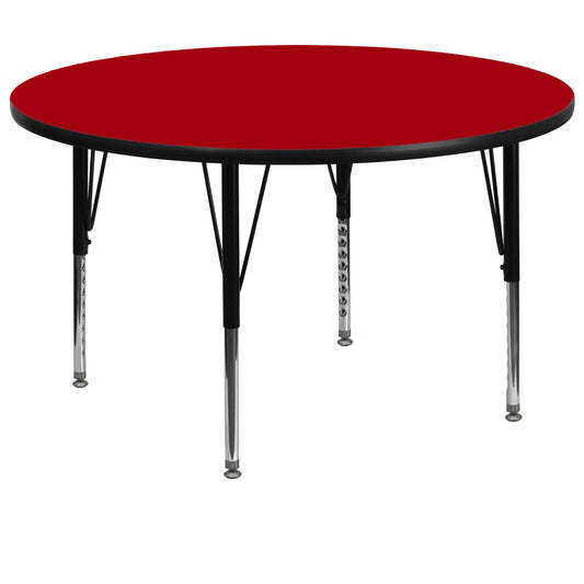 60 RND Red Activity Table XU-A60-RND-RED-T-P-GG