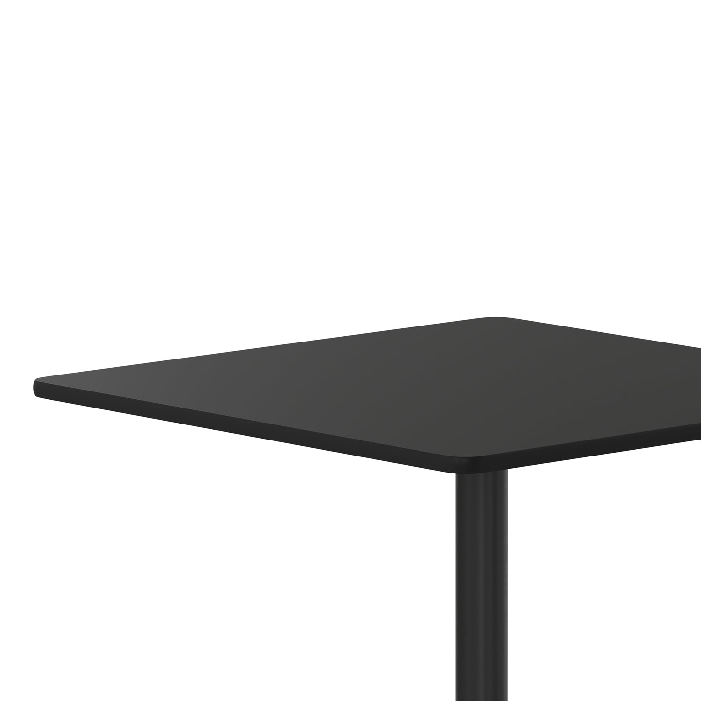36SQ Black Table-30x30 X-Base XU-BLKTB-3636-T3030-GG