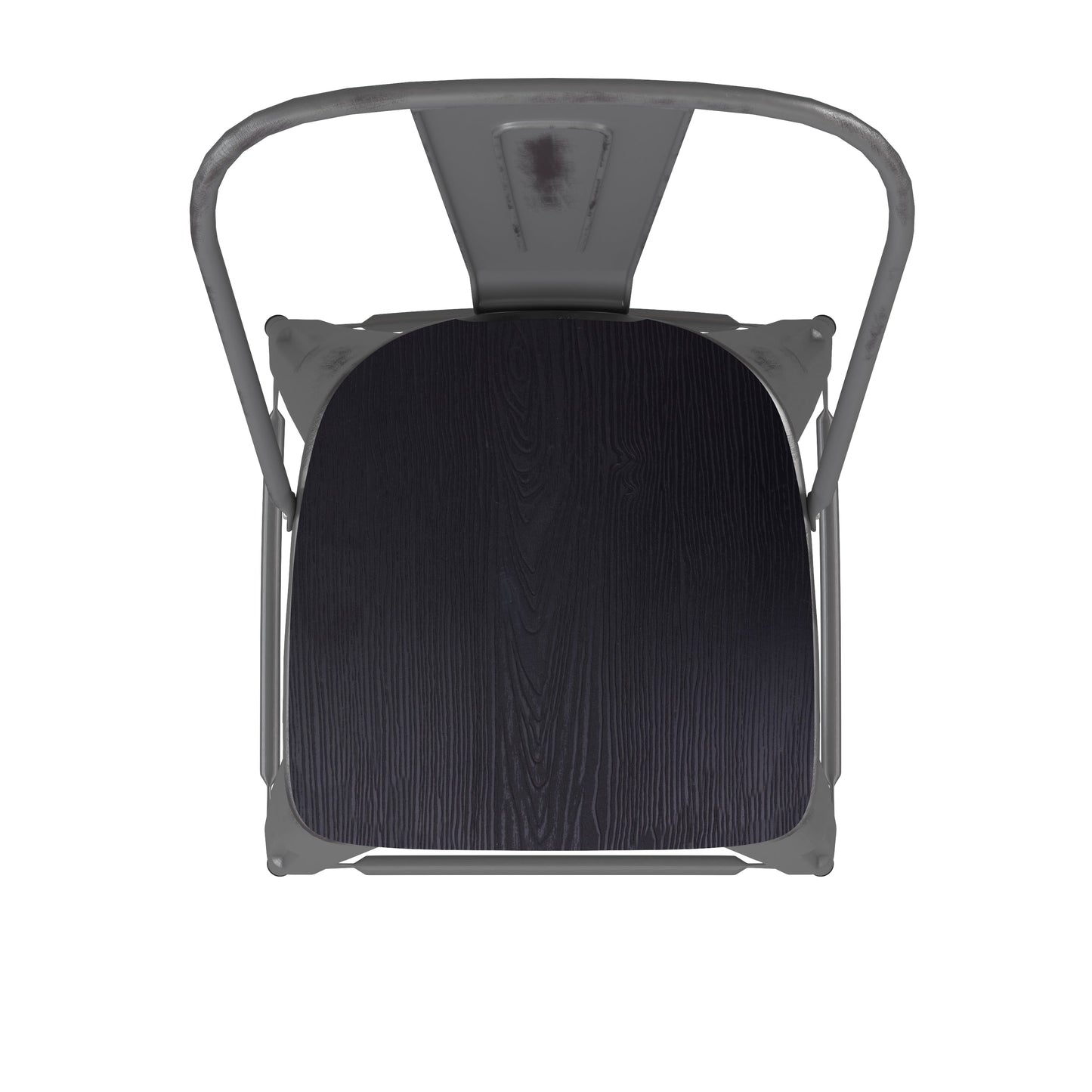 Clear Coat Stool 30" and 24" with Teak, Gray, and Black Seats