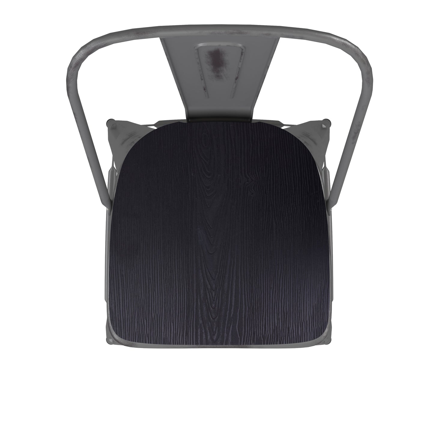 Clear Coat Stool 30" and 24" with Teak, Gray, and Black Seats