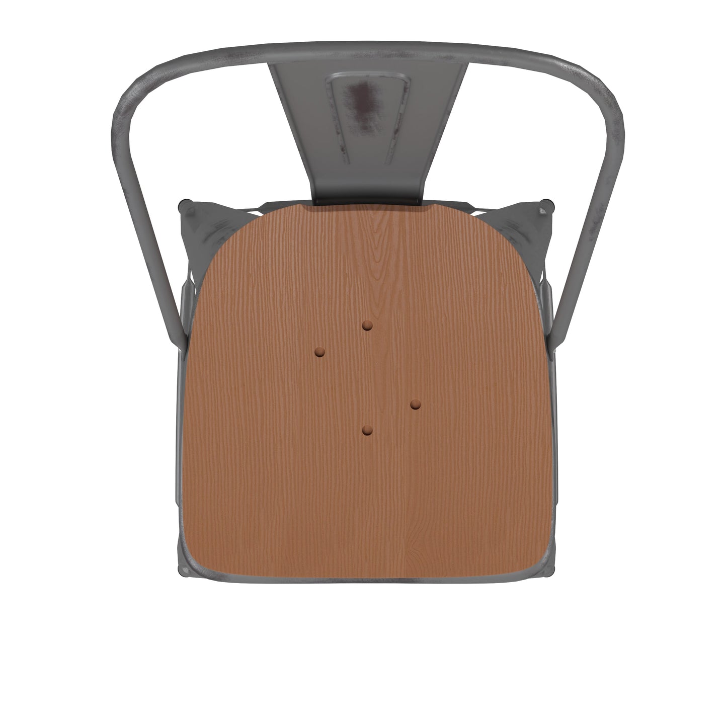 Clear Coat Stool 30" and 24" with Teak, Gray, and Black Seats