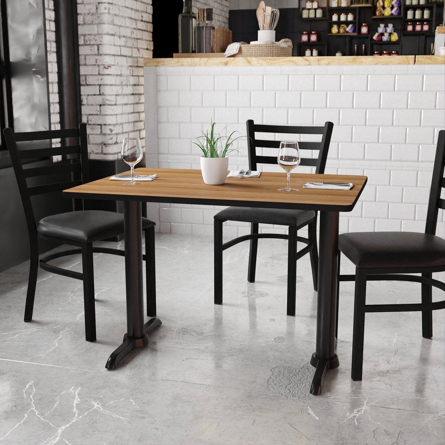 30x42 WA Laminate Table-T-Base XU-WALTB-3042-T0522-GG