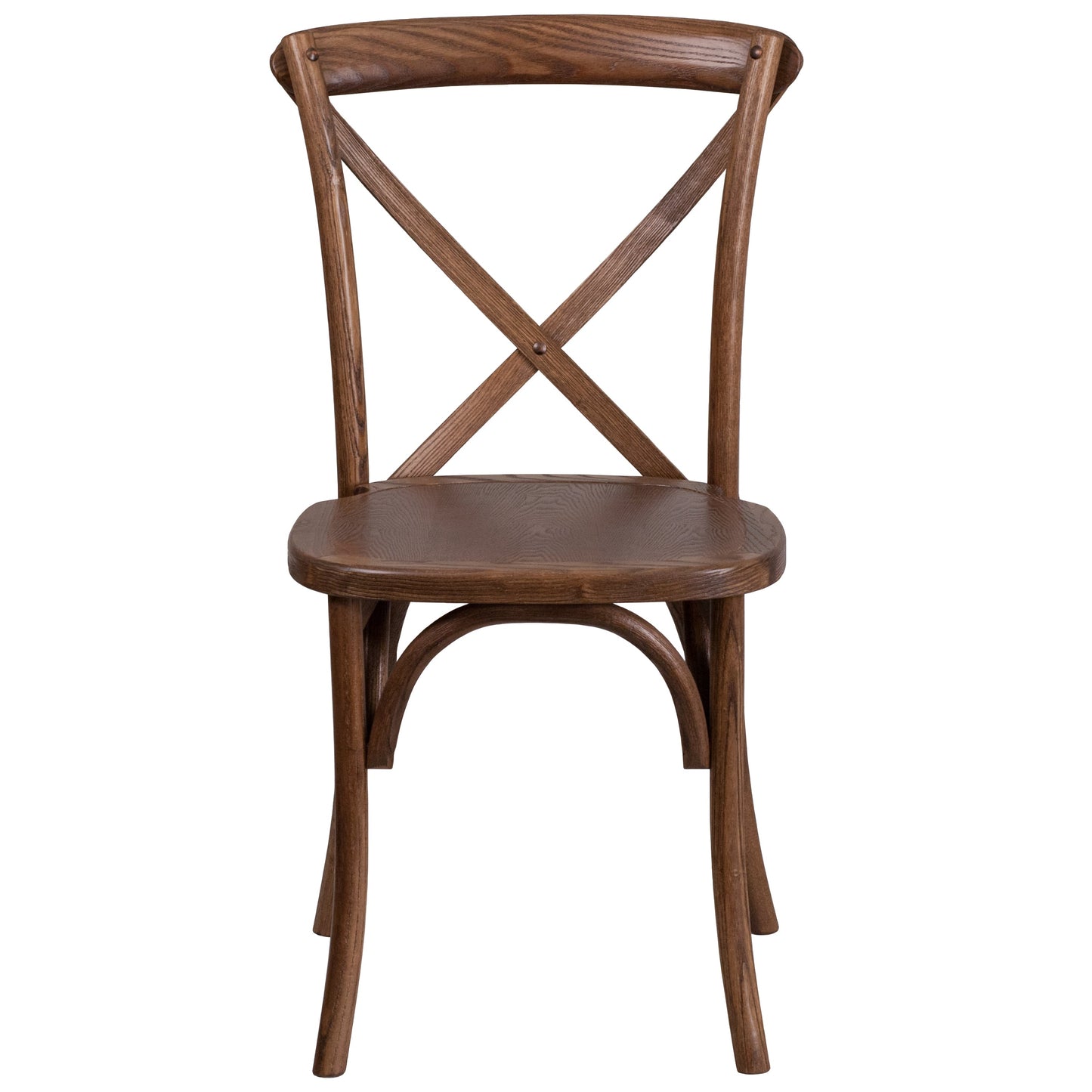 Pecan Cross Back Chair XU-X-PEC-GG