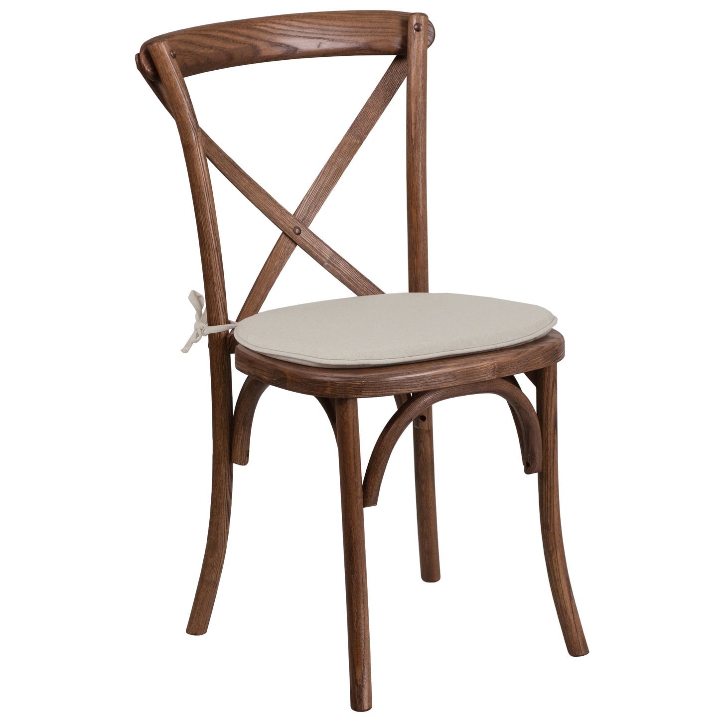 Pecan Cross Back Chair XU-X-PEC-NTC-GG