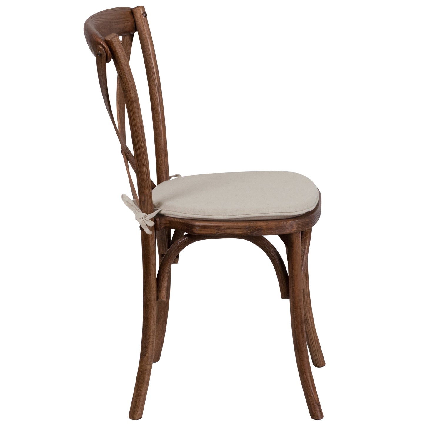 Pecan Cross Back Chair XU-X-PEC-NTC-GG