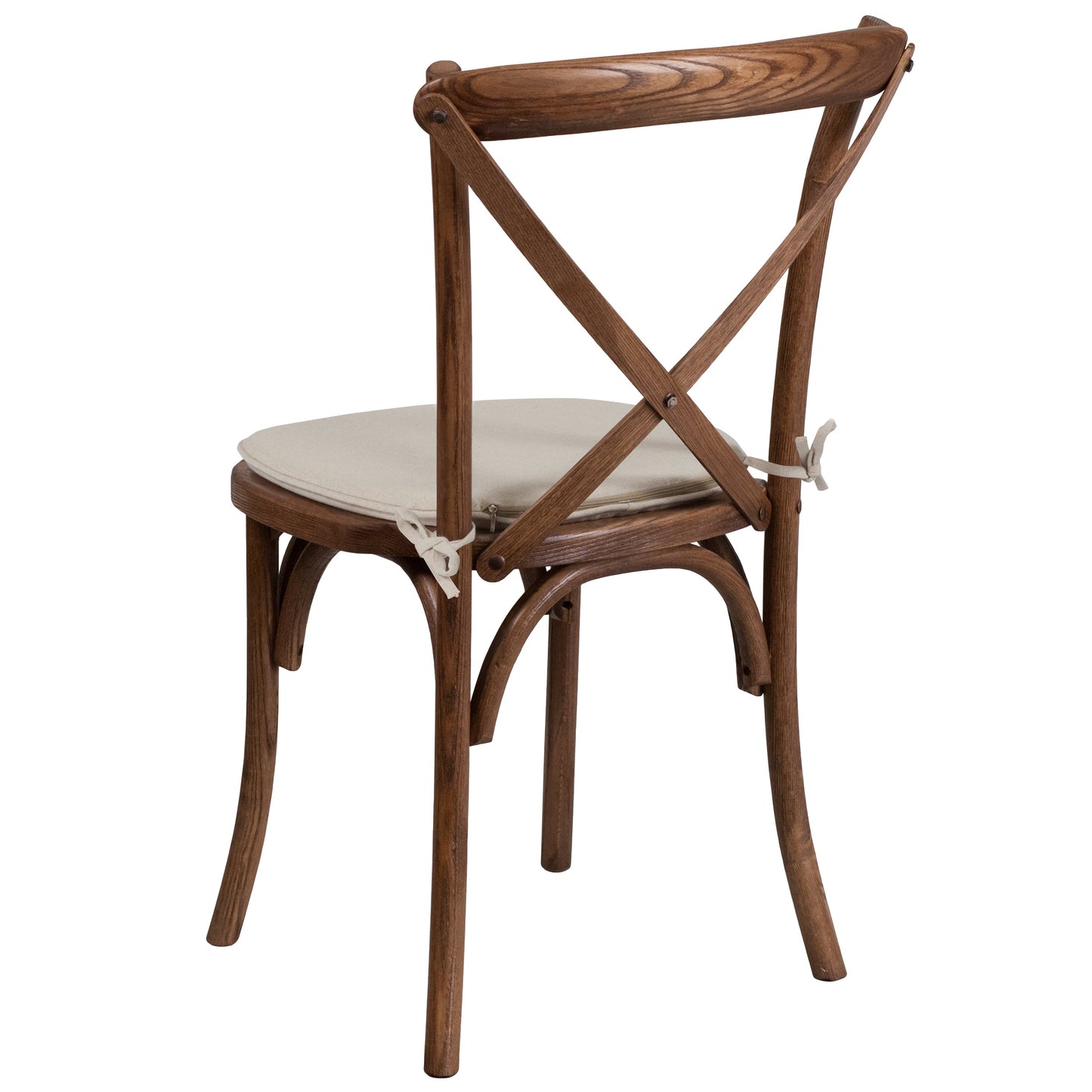 Pecan Cross Back Chair XU-X-PEC-NTC-GG