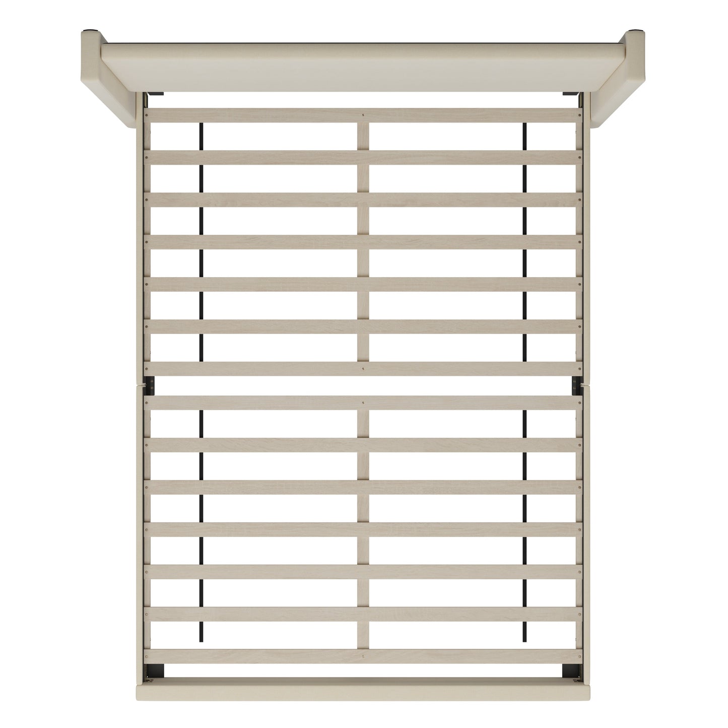 Beige Queen Size Platform Bed YK-1077-BEIGE-Q-GG