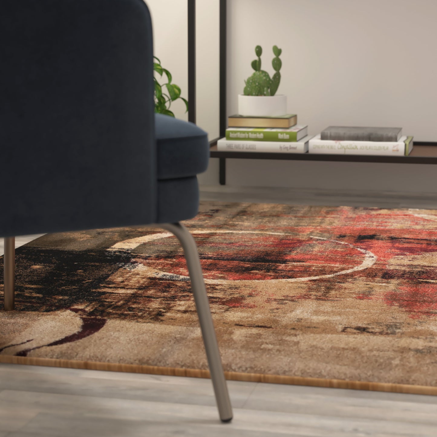 5x7 Abstract Area Rug YK-A811A-D8571-57-GR-GG