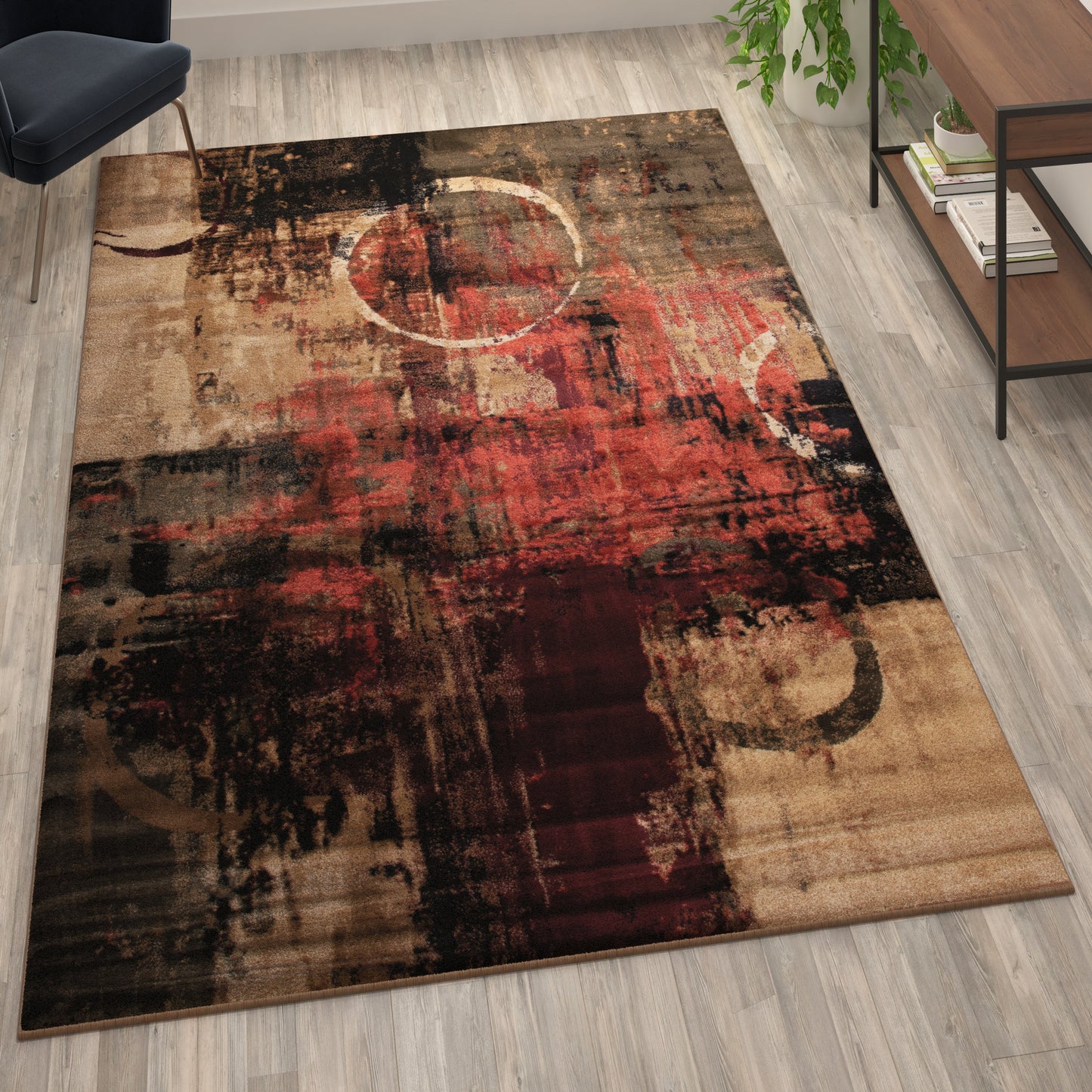 6x9 Abstract Area Rug YK-A811A-D8571-69-GR-GG