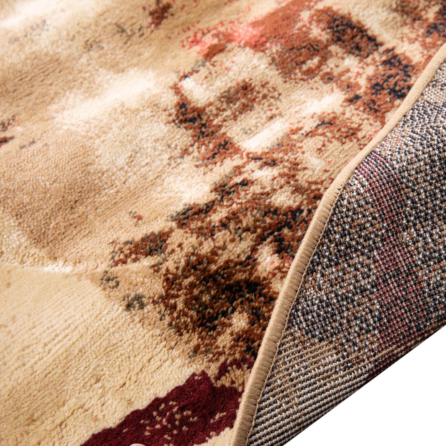 8x8 Round Abstract Area Rug YK-A811A-D8571-8R-GR-GG