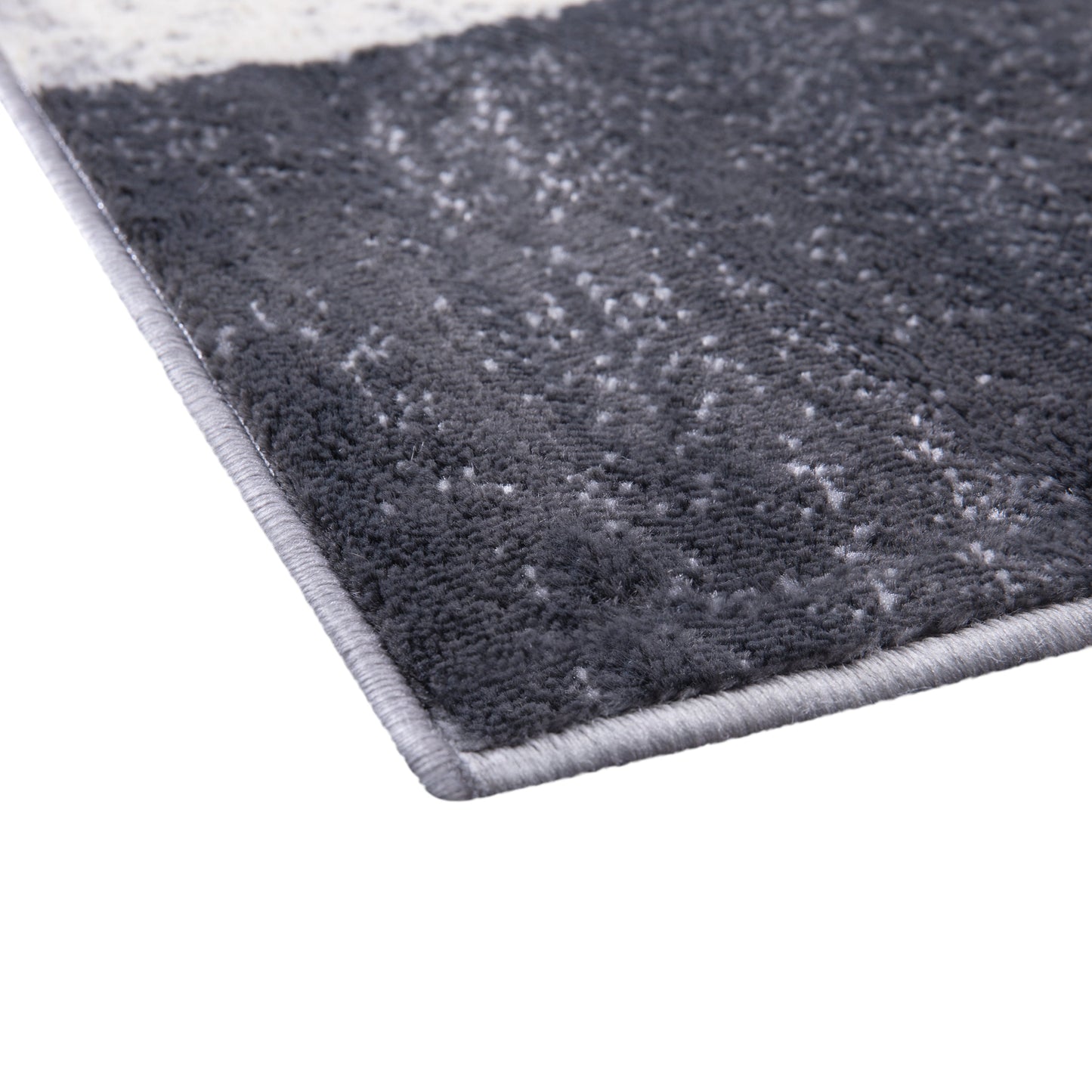 6x9 Black/Gray Area Rug YK-F968A-D9276I-96-BK-GG