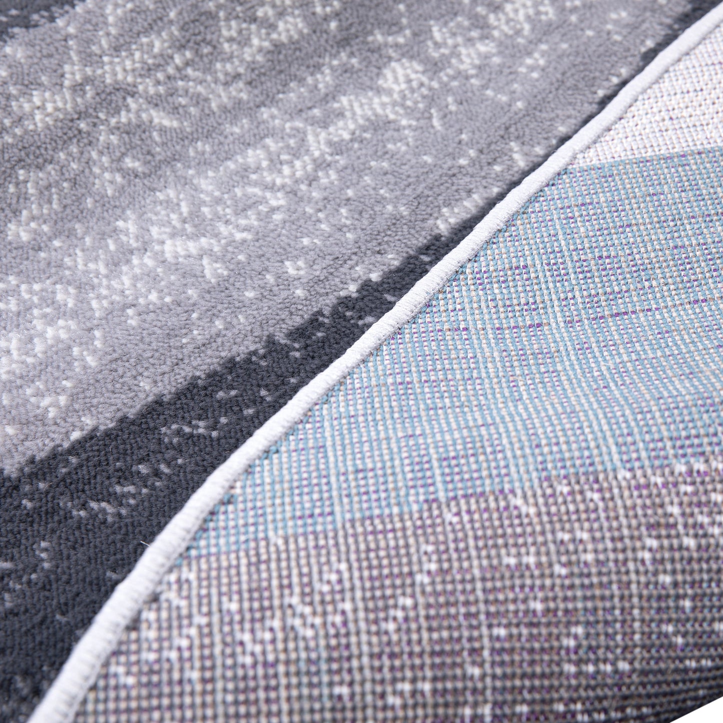 8x8 RD Blue/Gray Area Rug YK-F968B-D9826-8R-BL-GG