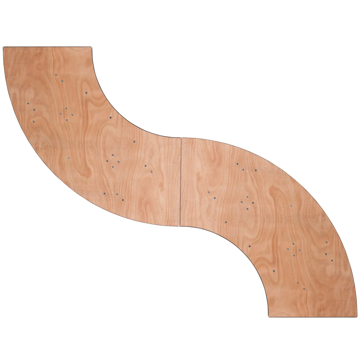 5.5x2FT Serp Wood Table YT-WSFT48-24-SP-GG