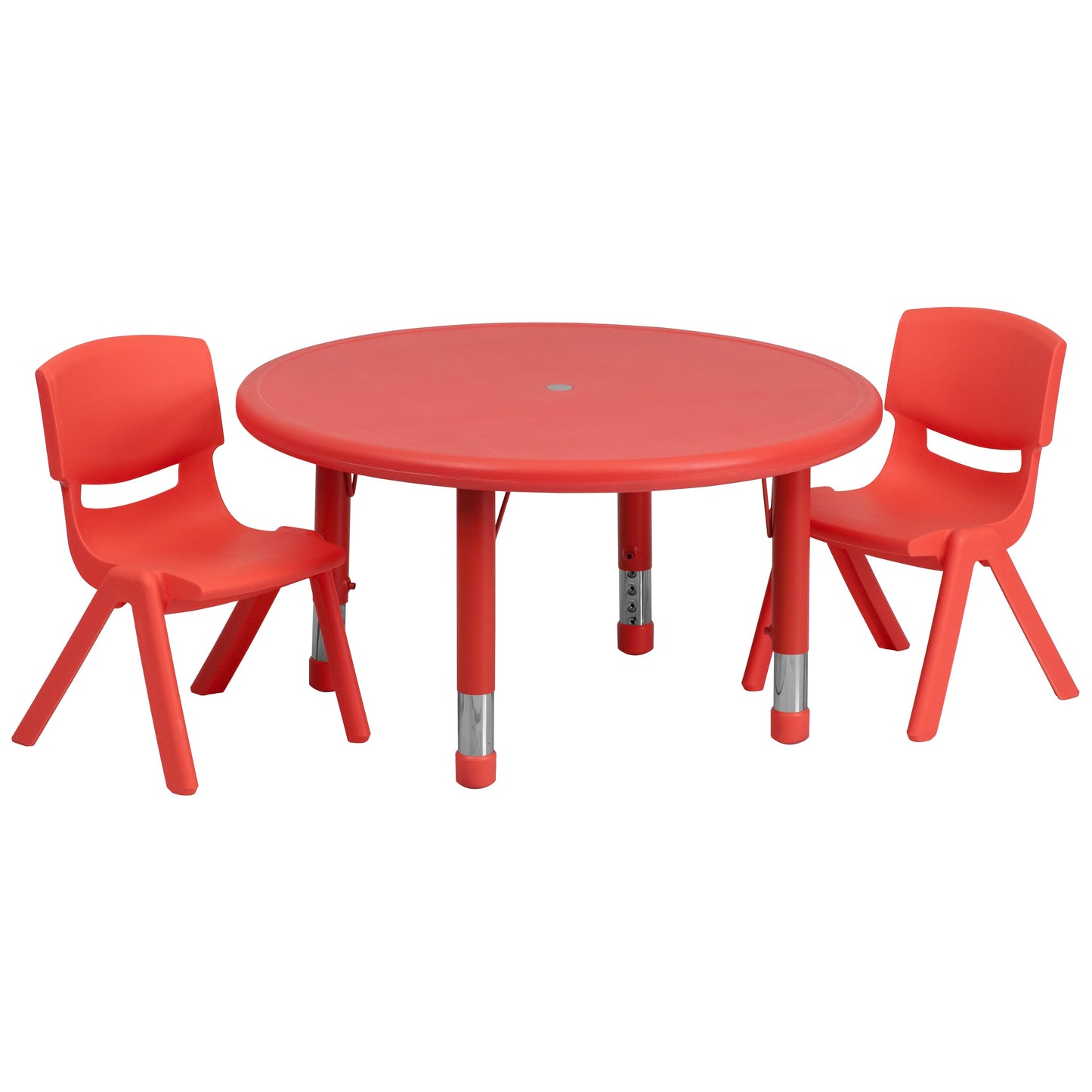 33RD Red Activity Table Set YU-YCX-0073-2-ROUND-TBL-RED-R-GG