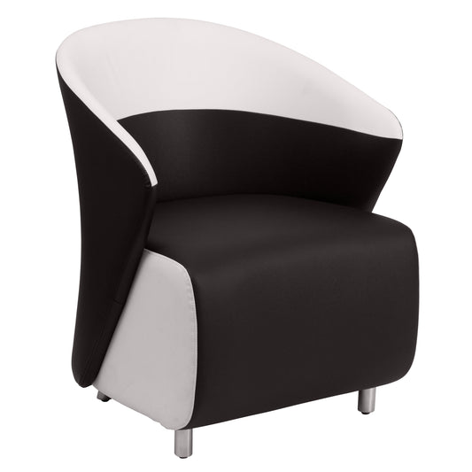 Black Leather Lounge Chair ZB-7-GG