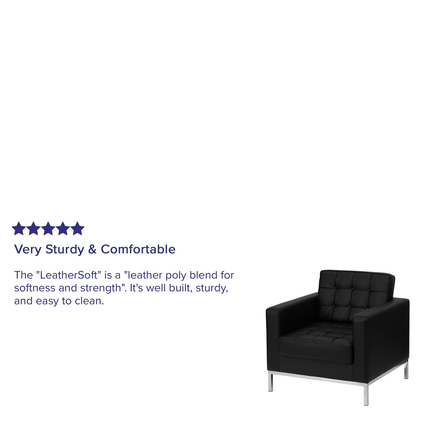 Black Leather Chair ZB-LACEY-831-2-CHAIR-BK-GG