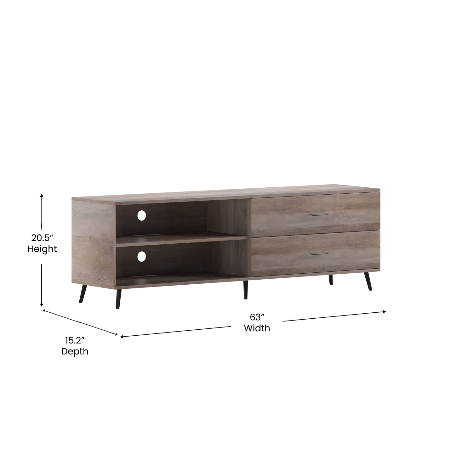 60" Storage TV Stand ZG-028