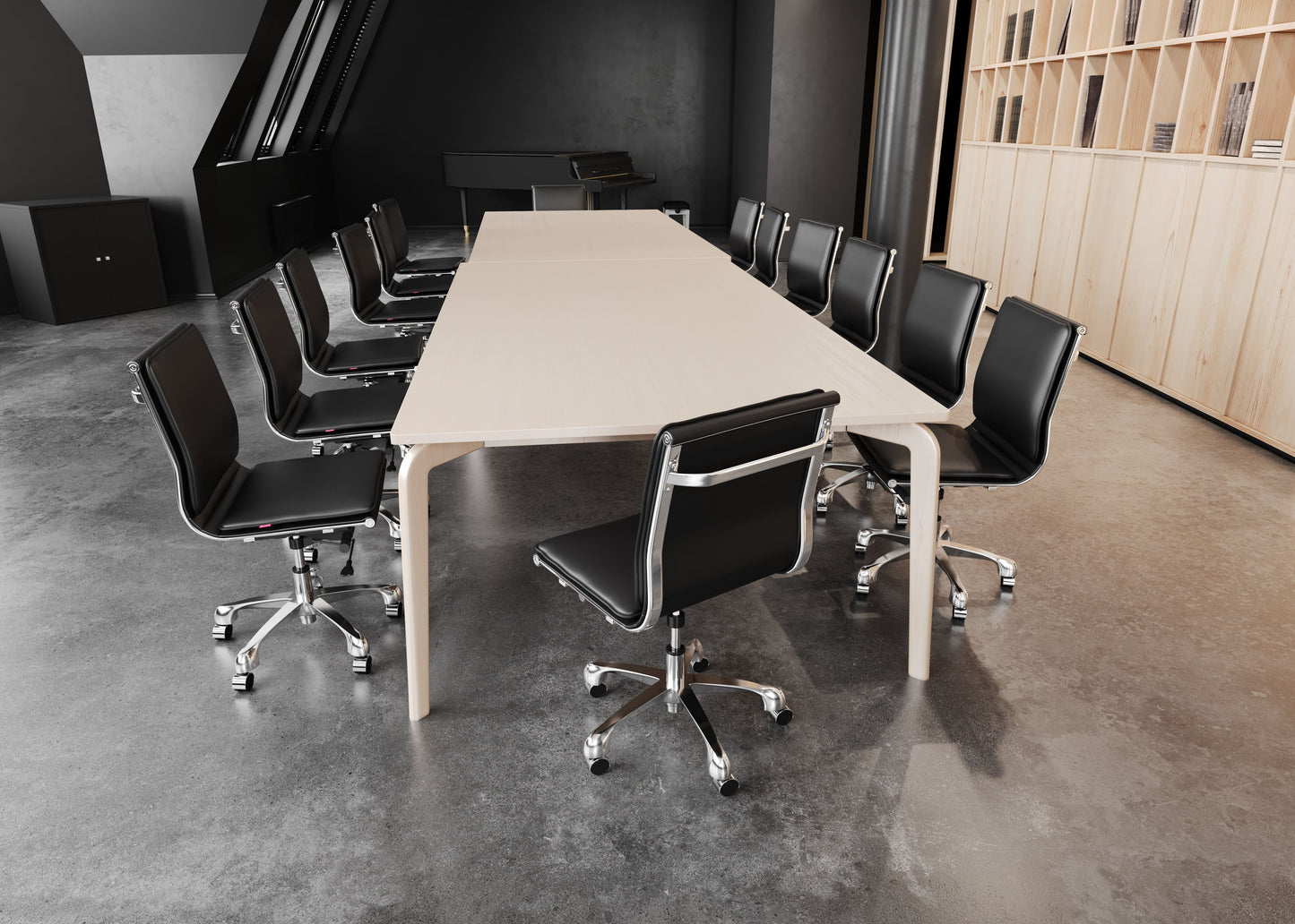 Lider Plus Armless Office Chair and Liderato Office Chair