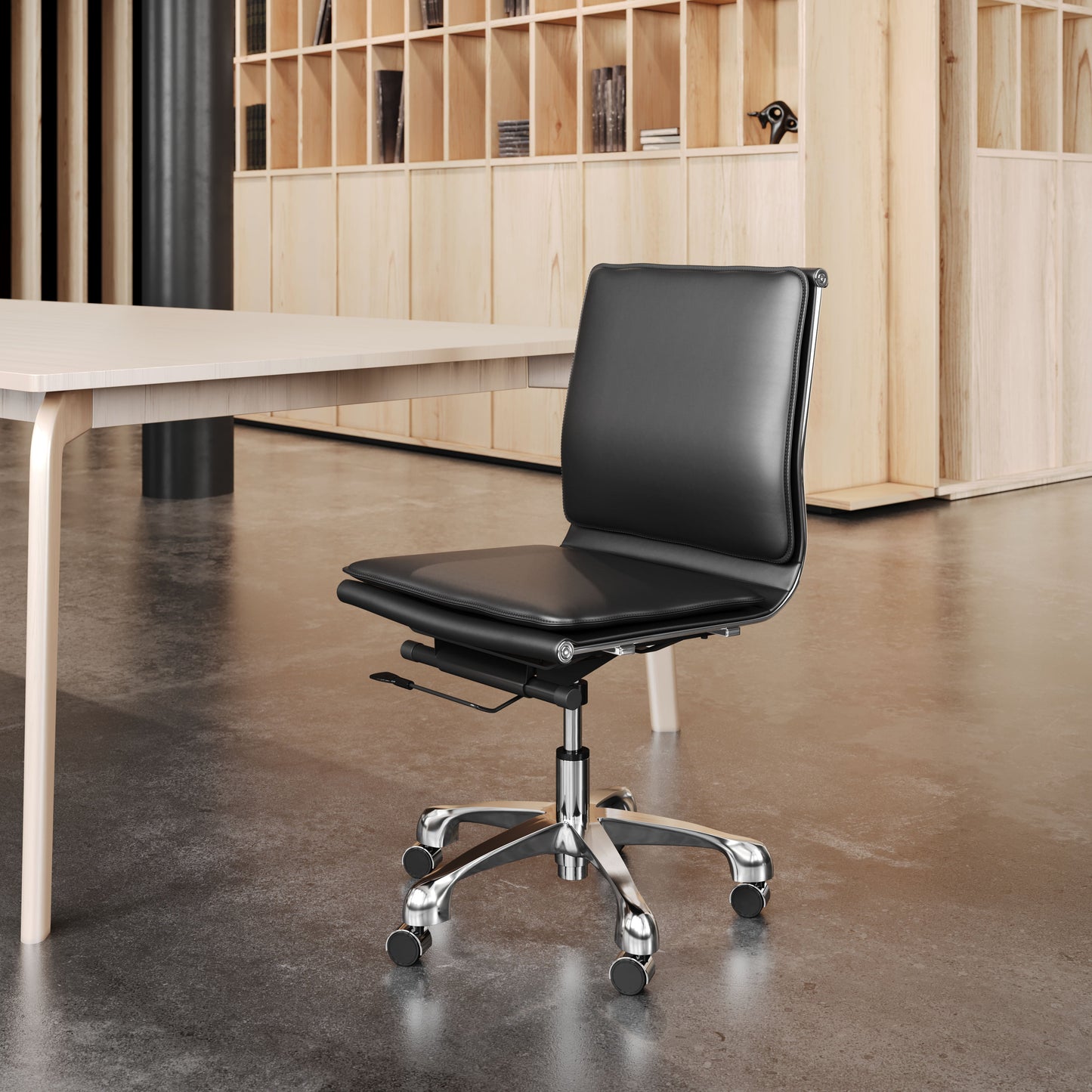 Lider Plus Armless Office Chair and Liderato Office Chair