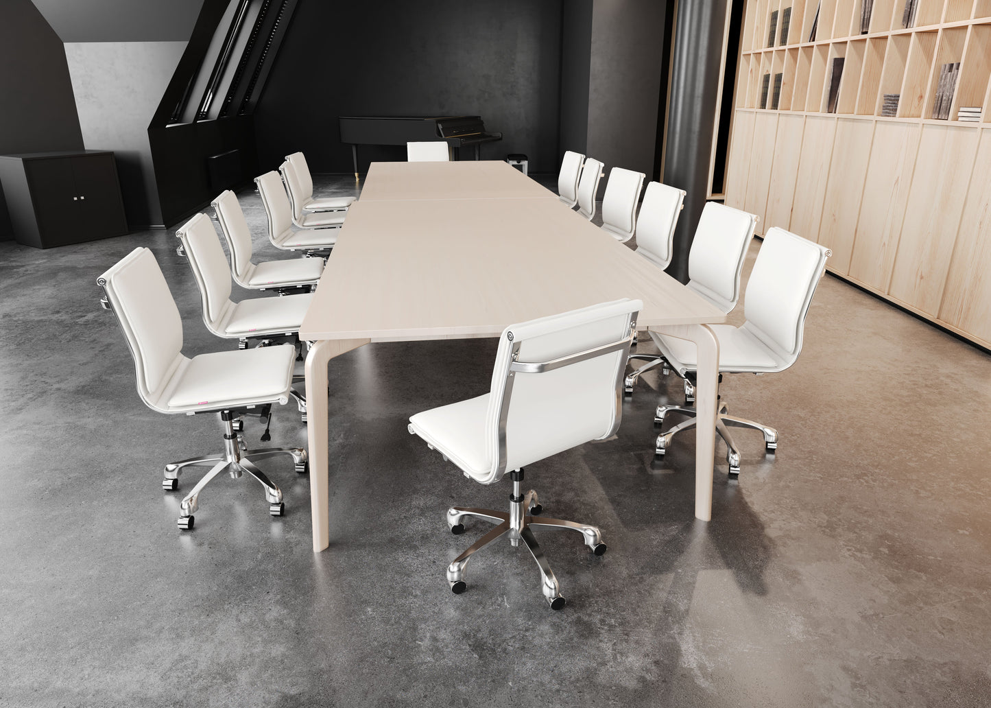 Lider Plus Armless Office Chair and Liderato Office Chair