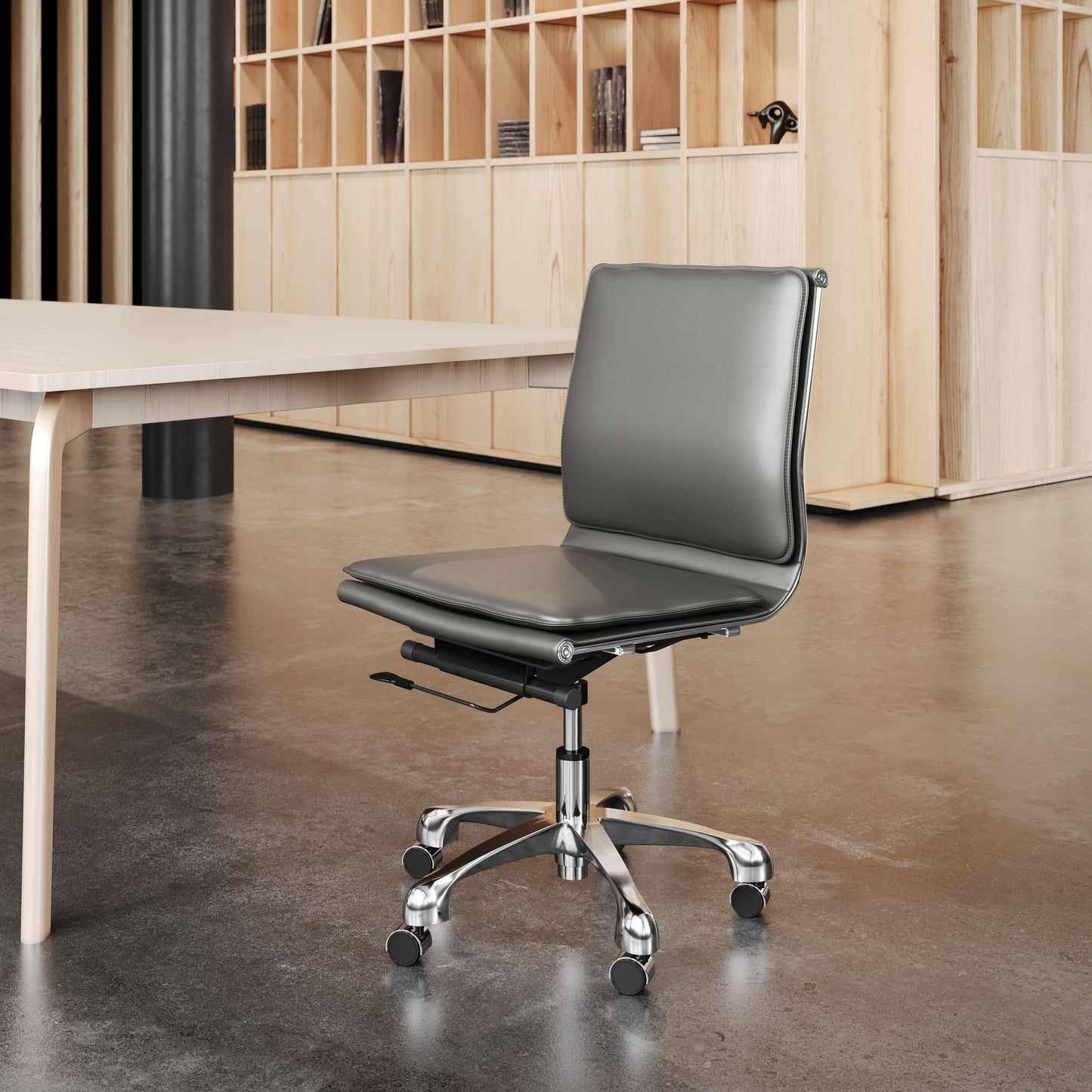 Lider Plus Armless Office Chair and Liderato Office Chair